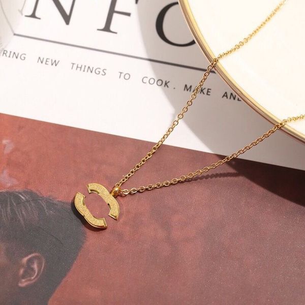 fashion women luxury designer necklace choker pendant chain 18k gold plated stainless steel letter necklaces statement jewelry accessories z, Silver
fashion women luxury designer necklace choker pendant chain 18k gold plated stainless steel letter necklaces statement jewelry accessories z, Silver