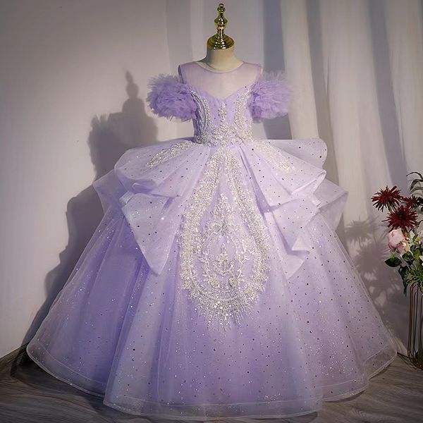 2023 designer flower girls dress backless long sequined 3d floral apliques girls pageant dresses lovely hand made tutu flowers birthday dres, White;blue
2023 designer flower girls dress backless long sequined 3d floral apliques girls pageant dresses lovely hand made tutu flowers birthday dres, White;blue