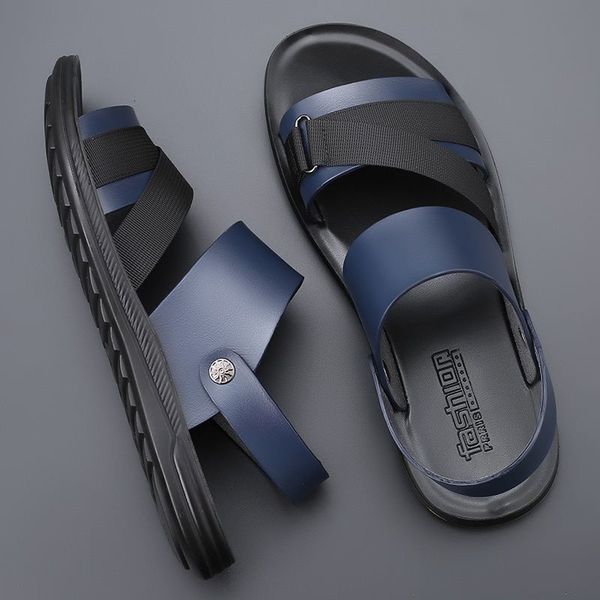 sandals qmaige sandals men leather luxury brand fashion designer slippers summer beach soft leather casual outdoor sandals for men 230413, Black
sandals qmaige sandals men leather luxury brand fashion designer slippers summer beach soft leather casual outdoor sandals for men 230413, Black