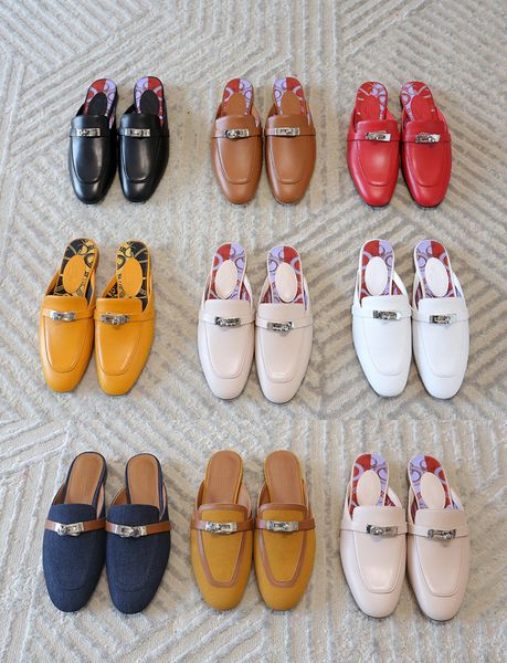 designer h slippers female 2023 spring summer new leather round head equipment buckles one word strap ladies everyday comfort muller half ha, Black
designer h slippers female 2023 spring summer new leather round head equipment buckles one word strap ladies everyday comfort muller half ha, Black