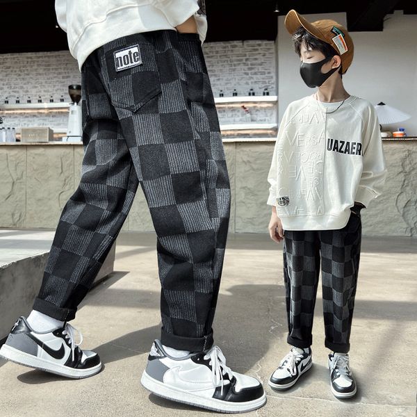 jeans spring autumn kids casual jeans boy children fashion vintage plaid trousers teen korean cotton denim pants 6 8 10 11 12 13 14y 230413, Blue
jeans spring autumn kids casual jeans boy children fashion vintage plaid trousers teen korean cotton denim pants 6 8 10 11 12 13 14y 230413, Blue