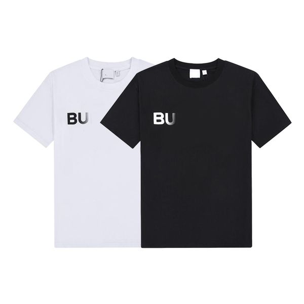 men's t-shirts womens t-shirt bu crewneck short sleeve new spring and summer models, White;black
men's t-shirts womens t-shirt bu crewneck short sleeve new spring and summer models, White;black