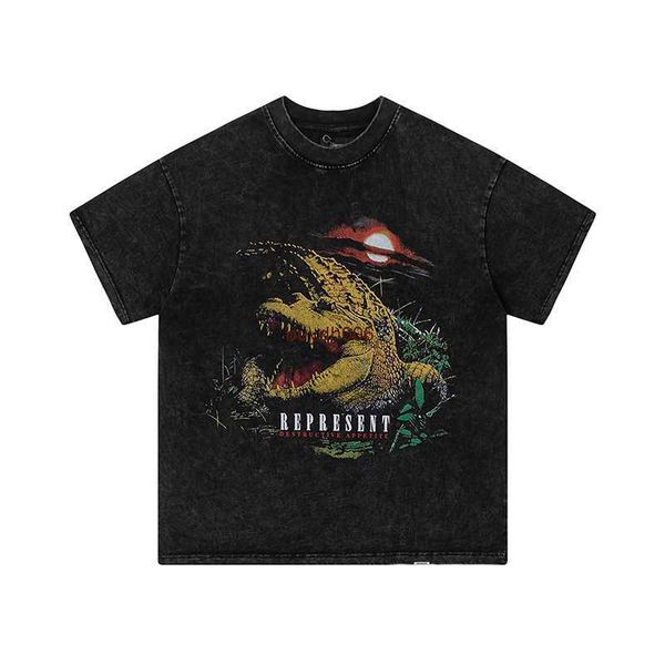 men's and women's summer fashion t shirt high street brand rep representative y washed old double headed dog print short sleeve su, White;black
men's and women's summer fashion t shirt high street brand rep representative y washed old double headed dog print short sleeve su, White;black