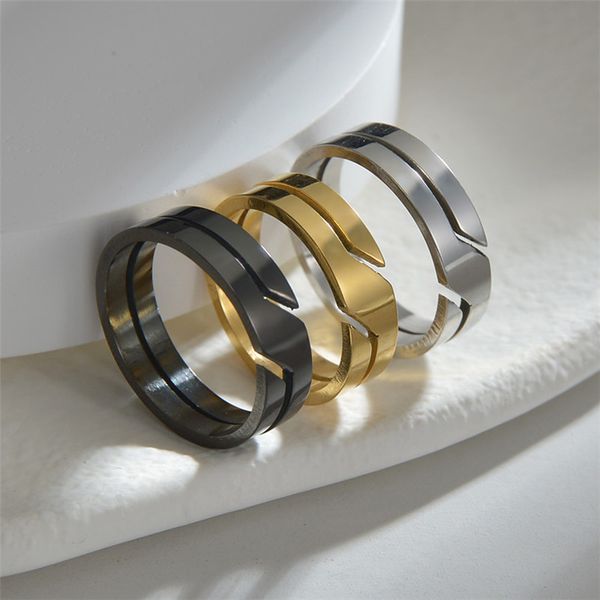6mm hiphop stainless steel pierced gold ring for man designer black silver mens rings party south american fashion punk lovers jewelry frien, Golden;silver
6mm hiphop stainless steel pierced gold ring for man designer black silver mens rings party south american fashion punk lovers jewelry frien, Golden;silver