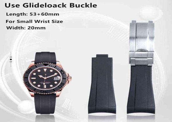 20mm rubber band black green blue adjustable fold buckle band for strap for submariner7307843, Black;brown
20mm rubber band black green blue adjustable fold buckle band for strap for submariner7307843, Black;brown