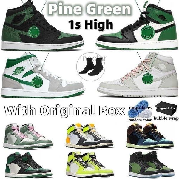 og retro with box jumpman 1 1s basketball shoes for men high sneakers women pine green seafoam volt gold university blue smoke grey digital
og retro with box jumpman 1 1s basketball shoes for men high sneakers women pine green seafoam volt gold university blue smoke grey digital