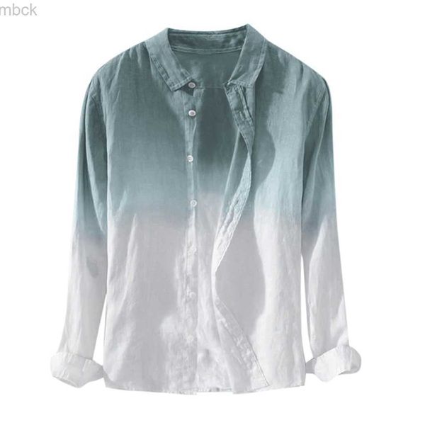 men's polos men summer shirt long sleeve hawaiian blouse hawaiian cool thin breathable lapel collar hanging dyed gradient cotton shirt, White;black
men's polos men summer shirt long sleeve hawaiian blouse hawaiian cool thin breathable lapel collar hanging dyed gradient cotton shirt, White;black