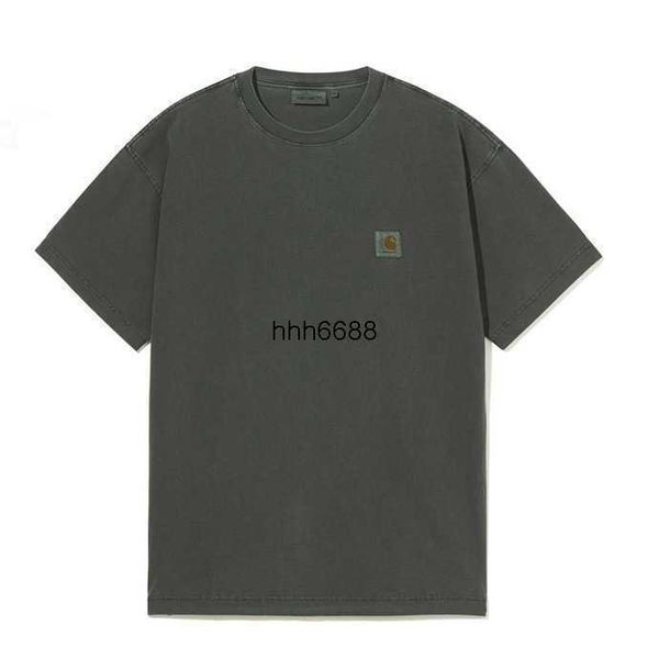 4nzk 2023 men's and women's fashion t shirt tooling high street brand carhart short sleeve classic label special dyed old, White;black
4nzk 2023 men's and women's fashion t shirt tooling high street brand carhart short sleeve classic label special dyed old, White;black