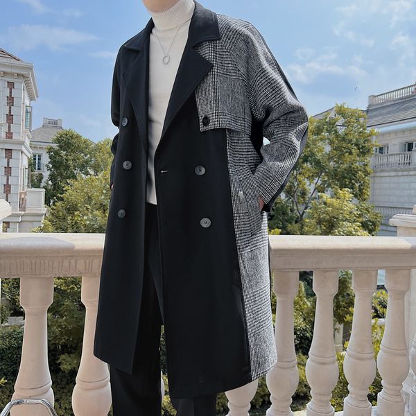 men's trench coats men korean streetwear commute fashion long loose casual vintage coat windbreaker jacket male outerwear overcoat 2304, Tan;black
men's trench coats men korean streetwear commute fashion long loose casual vintage coat windbreaker jacket male outerwear overcoat 2304, Tan;black