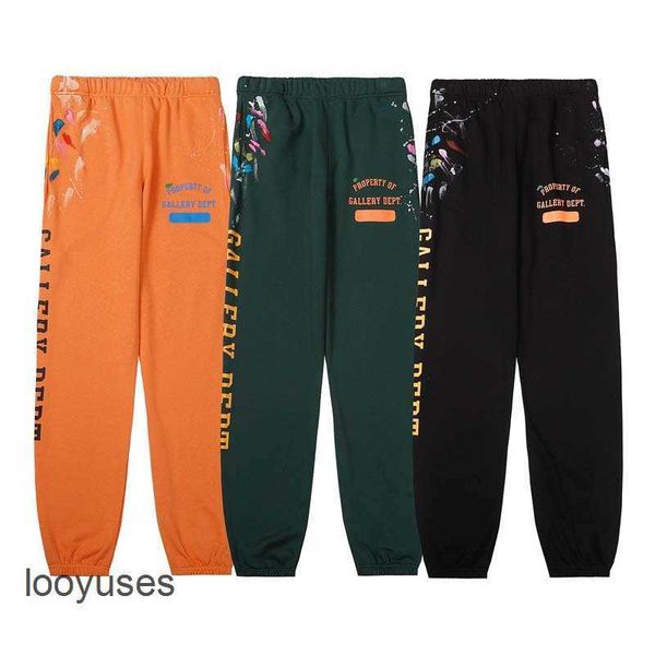 galleryss dept 2023 pant sport designer pants paint speckle letter printing loose casual leggings for men women, Black
galleryss dept 2023 pant sport designer pants paint speckle letter printing loose casual leggings for men women, Black