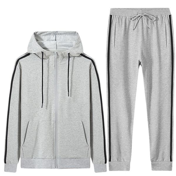 men's tracksuits diy solid color tracksuit men set autumn casual men's zip hoodiespants two-piece tracksuit trendy sportswear male, Gray
men's tracksuits diy solid color tracksuit men set autumn casual men's zip hoodiespants two-piece tracksuit trendy sportswear male, Gray