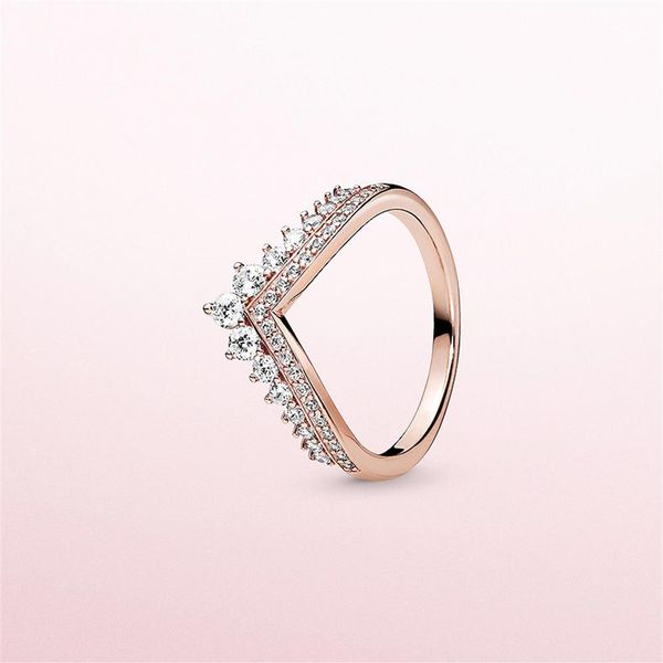 princess wish ring for pandora 925 sterling silver with cz diamond plated rose gold charm ladies ring holiday gif229l, Slivery;golden
princess wish ring for pandora 925 sterling silver with cz diamond plated rose gold charm ladies ring holiday gif229l, Slivery;golden