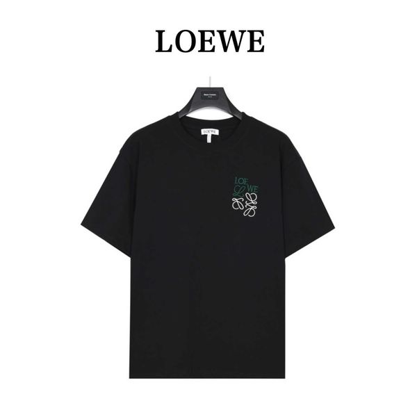 designer luxury loes classic 23ss simple contrast embroidery short sleeve t-shirt fashion versatile student funds for male female couples, Black
designer luxury loes classic 23ss simple contrast embroidery short sleeve t-shirt fashion versatile student funds for male female couples, Black