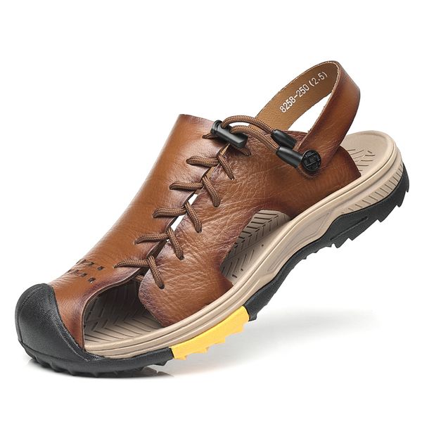 sandals summer men casual beach outdoor sandals fashion design gladiator leather non-slip sneakers hiking breathable trekking climbing 23041, Black
sandals summer men casual beach outdoor sandals fashion design gladiator leather non-slip sneakers hiking breathable trekking climbing 23041, Black