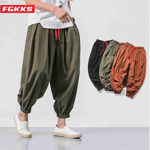 men's pants fgkks spring men loose harem pants chinese linen overweight sweatpants casual brand oversize trousers male, Black
men's pants fgkks spring men loose harem pants chinese linen overweight sweatpants casual brand oversize trousers male, Black
