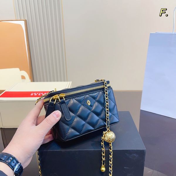 cosmetic bags luxury designer makeup toiletry shoulder bag leather women make up cross body bags turquoise handbag