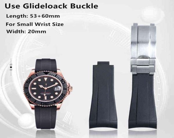 20mm rubber band black green blue adjustable fold buckle band for strap for submariner4621909, Black;brown
20mm rubber band black green blue adjustable fold buckle band for strap for submariner4621909, Black;brown