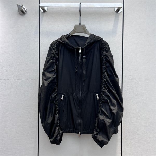 trench coat women jackets womens sunprotection coats thin spring hooded loose pleated fashion jacket casual clothes summer, Black;brown
trench coat women jackets womens sunprotection coats thin spring hooded loose pleated fashion jacket casual clothes summer, Black;brown