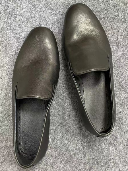 cowskin loafers fashion slip on british style mens driving boats flat heel spring lady shoes men, Black
cowskin loafers fashion slip on british style mens driving boats flat heel spring lady shoes men, Black