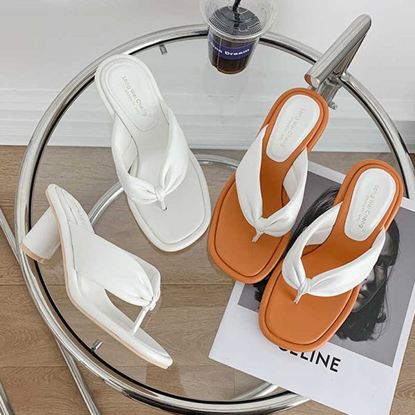 sandals 2022celebrity flipflops woman high heels shoes clip toe soft leather band sandals women wedges slide block heeled slippers femme, Black
sandals 2022celebrity flipflops woman high heels shoes clip toe soft leather band sandals women wedges slide block heeled slippers femme, Black