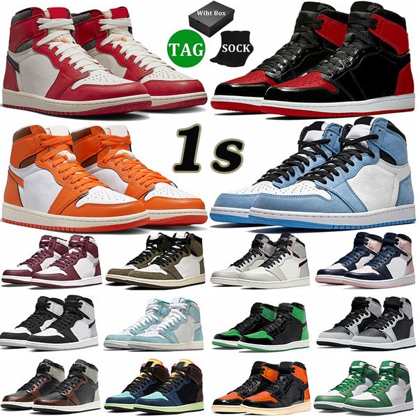 jumpman 1 basketball shoes 1s men women lost&found university blue bred patent cactus jack bordeaux black white mens trainers sports sneaker
jumpman 1 basketball shoes 1s men women lost&found university blue bred patent cactus jack bordeaux black white mens trainers sports sneaker
