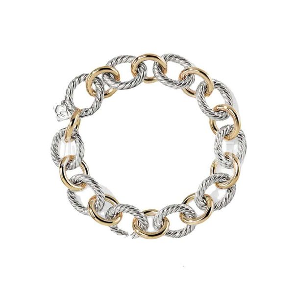 

DY Bracelet Jewelry classic designer luxury top accessories Dy oval chain CLASP BRACELET popular braided twisted wire Bracelet DY Jewelry Accessories high quality