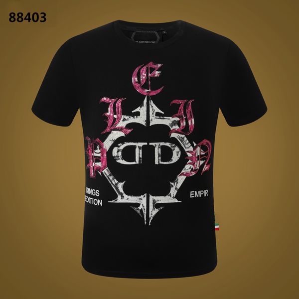 pp fashion men's designer slim fit t-shirt summer rhinestone short sleeve round neck shirt tee skulls print streetwear collar polos m-, White;black
pp fashion men's designer slim fit t-shirt summer rhinestone short sleeve round neck shirt tee skulls print streetwear collar polos m-, White;black