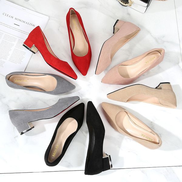 dress shoes big size 3443 women suede leather shoes 35cm high heels ladies dress work shoes slip on pumps woman square heels wedding shoes 2, Black
dress shoes big size 3443 women suede leather shoes 35cm high heels ladies dress work shoes slip on pumps woman square heels wedding shoes 2, Black