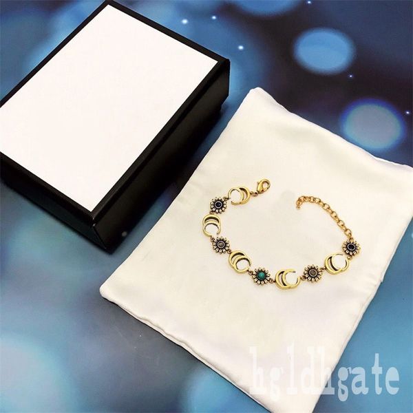 rhinestone designer bracelet flower charm bracelet luxury letters girl cute retro pulsera style link chain classic holiday daisies plated go, Golden;silver
rhinestone designer bracelet flower charm bracelet luxury letters girl cute retro pulsera style link chain classic holiday daisies plated go, Golden;silver