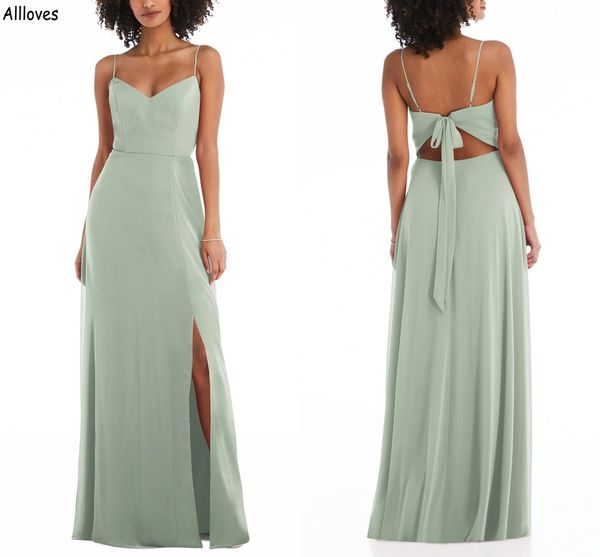 sage spaghetti straps long bridesmaid dresses for wedding party side slit backless boho beach maid of honor gowns plus size elegant wedding, White;pink
sage spaghetti straps long bridesmaid dresses for wedding party side slit backless boho beach maid of honor gowns plus size elegant wedding, White;pink