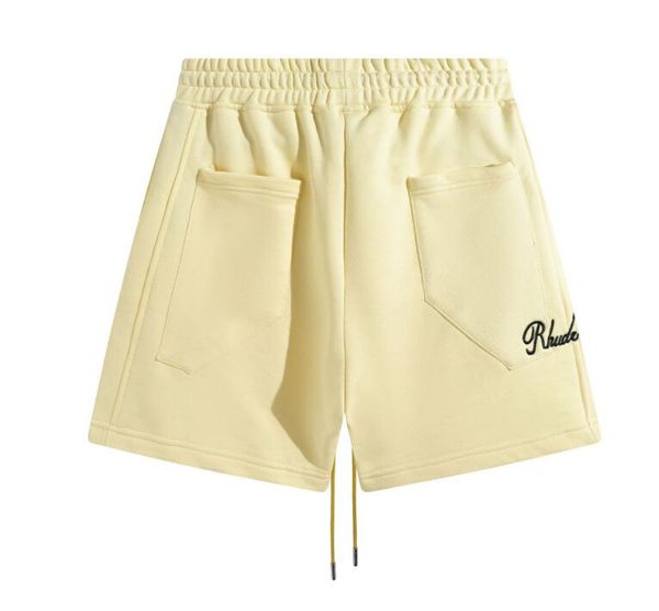 mens rhude shorts summer casual beach shorts embroidery designer shorts men solid color pocket, White;black
mens rhude shorts summer casual beach shorts embroidery designer shorts men solid color pocket, White;black