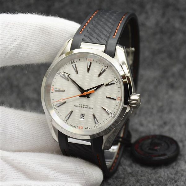 watch automatic mechanical silver dial mens 42mm stainless steel glass back sports rubber strap wristwarches321u, Slivery;brown
watch automatic mechanical silver dial mens 42mm stainless steel glass back sports rubber strap wristwarches321u, Slivery;brown