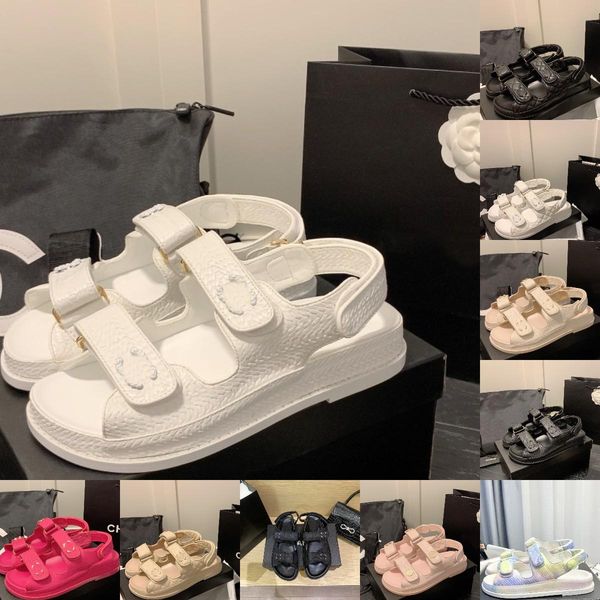 designer women sandals chanele sandals slides crystal calf leather casual shoes quilted platform summer beach slipper 35-40, Black
designer women sandals chanele sandals slides crystal calf leather casual shoes quilted platform summer beach slipper 35-40, Black