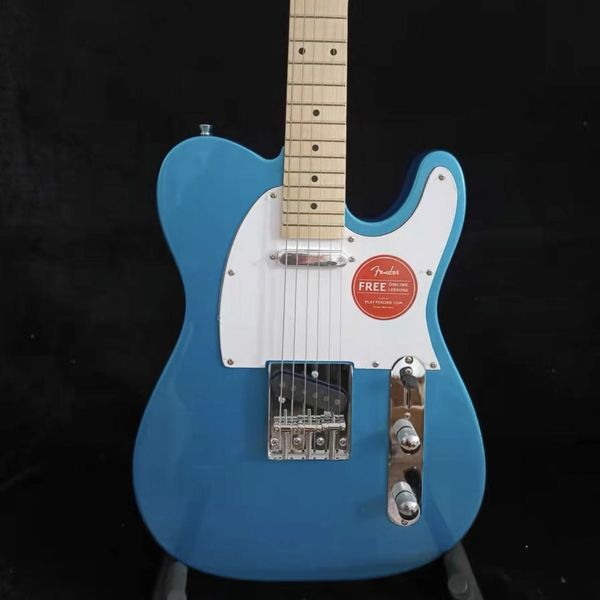 ustom shape 6 strings handmade high qulaity tele electric guitar mentalic blue tl guitar maple neck
ustom shape 6 strings handmade high qulaity tele electric guitar mentalic blue tl guitar maple neck