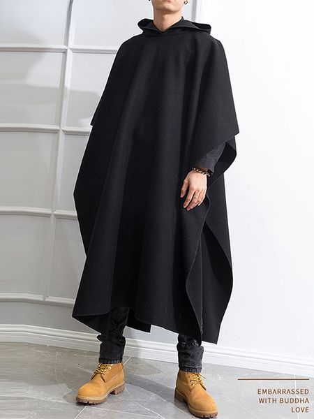 men's trench coats loose black coat fashion irregular hooded cloak autumn and winter long sleeve windbreaker vintage clothes s5xl 23041, Tan;black
men's trench coats loose black coat fashion irregular hooded cloak autumn and winter long sleeve windbreaker vintage clothes s5xl 23041, Tan;black