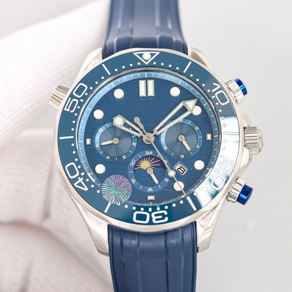 watch mens watches automatic mechanical watch 44mm rubber strap waterproof design multiple colors fashion watchs blue dial moon phase, Slivery;brown
watch mens watches automatic mechanical watch 44mm rubber strap waterproof design multiple colors fashion watchs blue dial moon phase, Slivery;brown