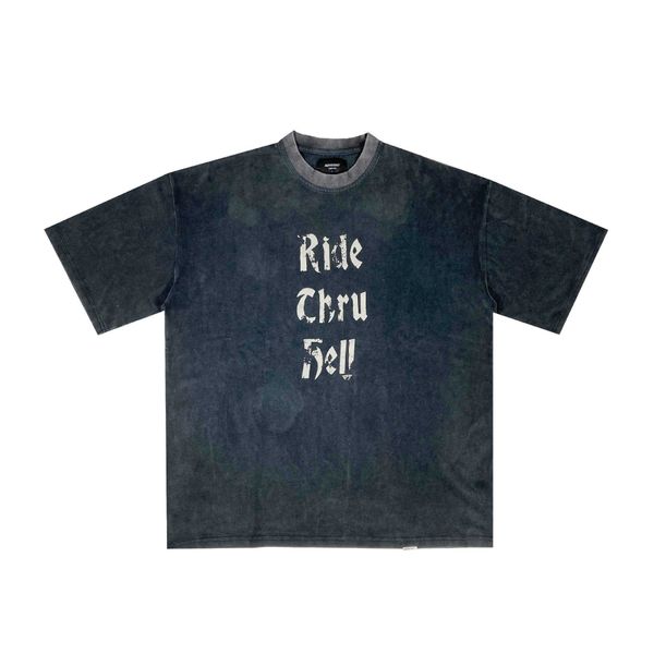 men's and women's summer fashion t shirt high street brand rep representative vintage black five limited letter print washed vtg s, White;black
men's and women's summer fashion t shirt high street brand rep representative vintage black five limited letter print washed vtg s, White;black