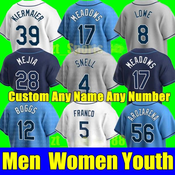 2023 s-6xl wander franco 56 randy arozarena baseball jerseys 12 wade boggs 39 kevin meadows charlie morton 18 joey w, Blue;black
2023 s-6xl wander franco 56 randy arozarena baseball jerseys 12 wade boggs 39 kevin meadows charlie morton 18 joey w, Blue;black