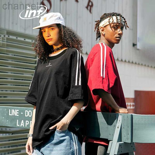 men's t-shirts inflation street style oversized t-shirts side striped cotton tees mens hip hop tshirts, White;black
men's t-shirts inflation street style oversized t-shirts side striped cotton tees mens hip hop tshirts, White;black