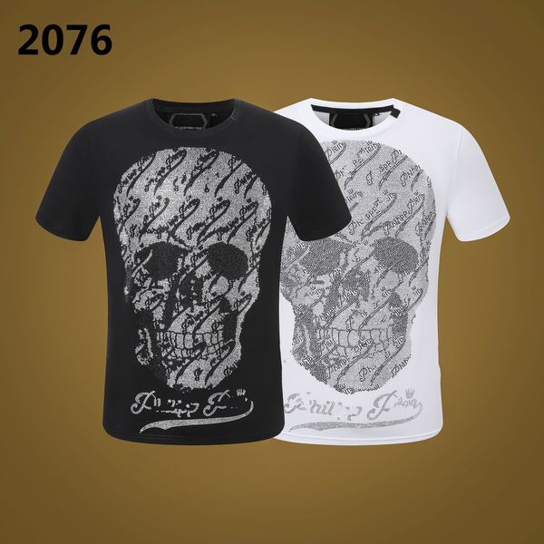 pp fashion men's designer slim fit t-shirt summer rhinestone short sleeve round neck shirt tee skulls print streetwear collar polos m-, White;black
pp fashion men's designer slim fit t-shirt summer rhinestone short sleeve round neck shirt tee skulls print streetwear collar polos m-, White;black