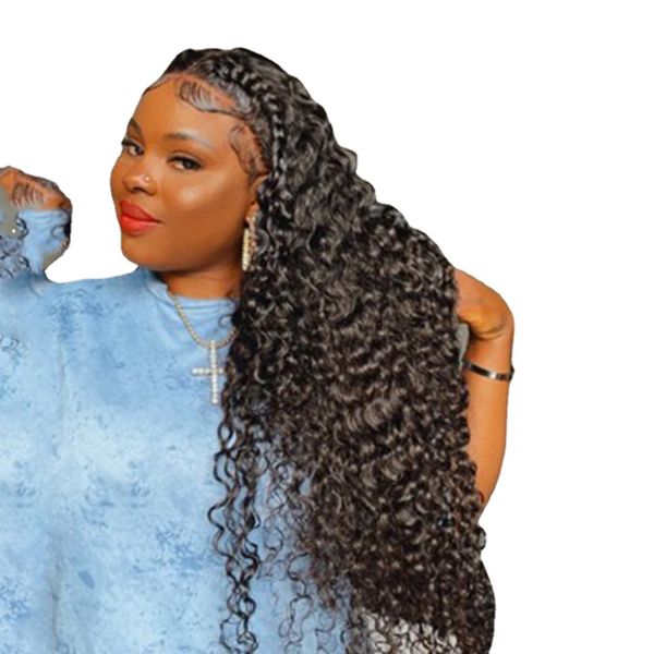 lace front wig soft natural black kinky curly preplucked 26 inch long 180%density glueless for women with baby hair daily cosplay, Black;brown
lace front wig soft natural black kinky curly preplucked 26 inch long 180%density glueless for women with baby hair daily cosplay, Black;brown