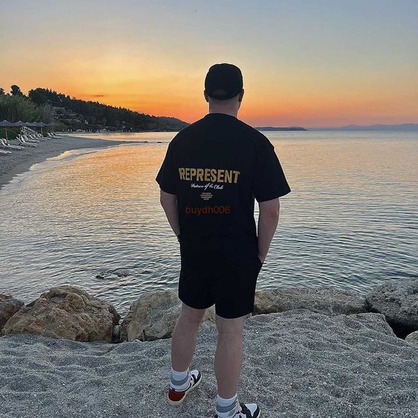 men's and women's summer fashion t shirt high street brand rep representative american limited slogan letter print loose round nec, White;black
men's and women's summer fashion t shirt high street brand rep representative american limited slogan letter print loose round nec, White;black