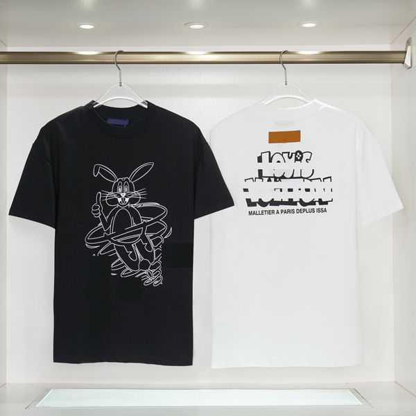 2023l letter new year of the rabbit limited bugs bunny printed t-shirt fashion luxury short sleeve men's and women's models, White;black
2023l letter new year of the rabbit limited bugs bunny printed t-shirt fashion luxury short sleeve men's and women's models, White;black