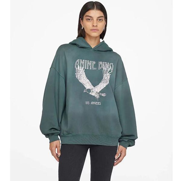 anine bing women designer washed hoodie green spray fried eagle print fleece worn hooded sweater pullover sweatshirts, Black
anine bing women designer washed hoodie green spray fried eagle print fleece worn hooded sweater pullover sweatshirts, Black
