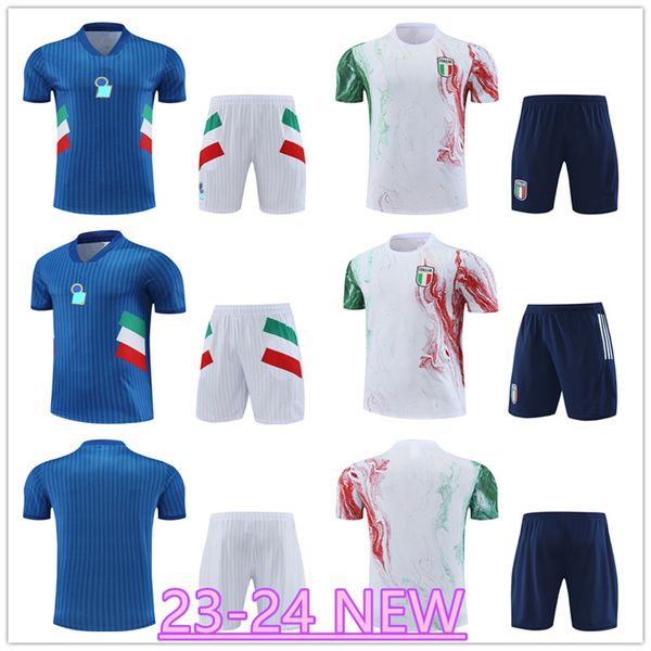 2023 2024 italys tracksuit survetement short sleeve training suit soccer 22 23 24 italia man football tracksuits set, Black
2023 2024 italys tracksuit survetement short sleeve training suit soccer 22 23 24 italia man football tracksuits set, Black