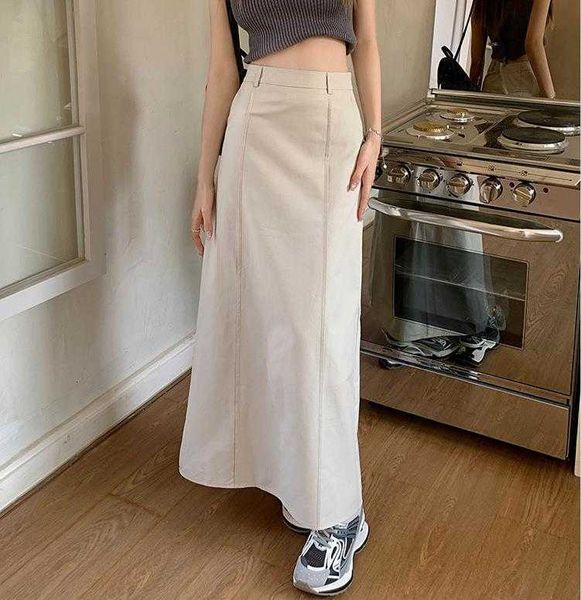 simple thin denim long skirt spring and summer temperament high waist slimming, Black
simple thin denim long skirt spring and summer temperament high waist slimming, Black