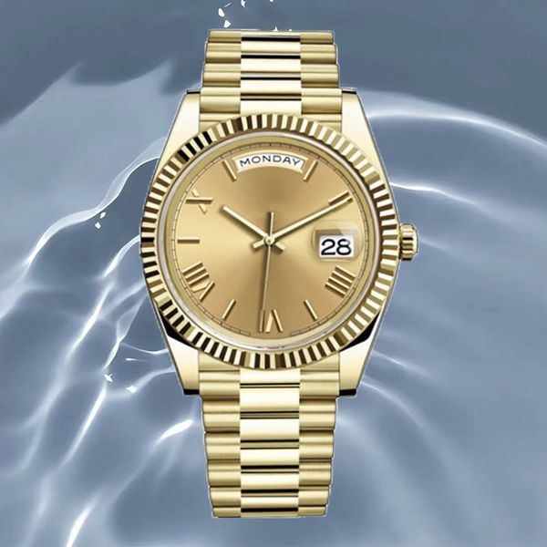 mens automatic mechanical watch aaa grade watch 41mm relojes daydeta 904L Stainless steel gold watch Sapphire luminous waterproof Classic fashion luxury watch, V20
mens automatic mechanical watch aaa grade watch 41mm relojes daydeta 904L Stainless steel gold watch Sapphire luminous waterproof Classic fashion luxury watch, V20