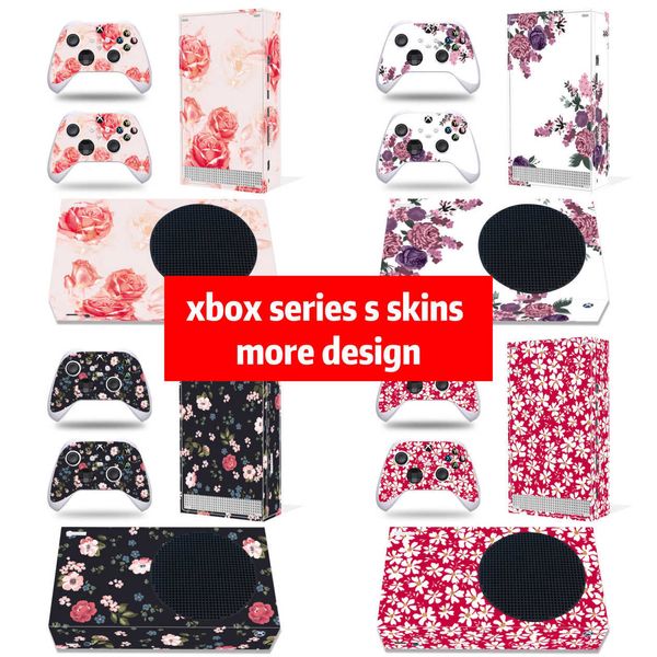 Image of Console Decorations Flower color design for xbox series s sticker for xbox series s pvc skins for xbox series s vinyl sticker for XSS skin sticker Z0413