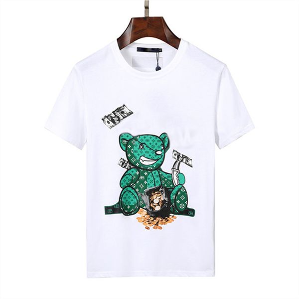 2summer t shirt mens womens designers t-shirts loose tees man casual shirt luxurys clothing streetwear shorts sleeve polos tshirts size s-3, White;black
2summer t shirt mens womens designers t-shirts loose tees man casual shirt luxurys clothing streetwear shorts sleeve polos tshirts size s-3, White;black