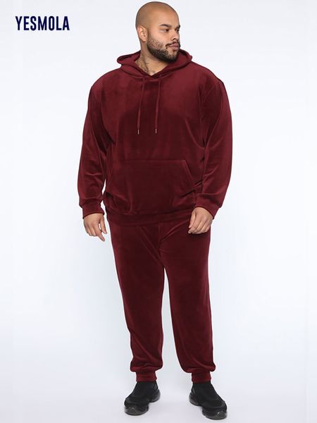 men's tracksuits yesmola spring autumn velvet sport suit male plus velour thick hoodies pants warm sweatshirt sportswear tracksuit set, Gray
men's tracksuits yesmola spring autumn velvet sport suit male plus velour thick hoodies pants warm sweatshirt sportswear tracksuit set, Gray